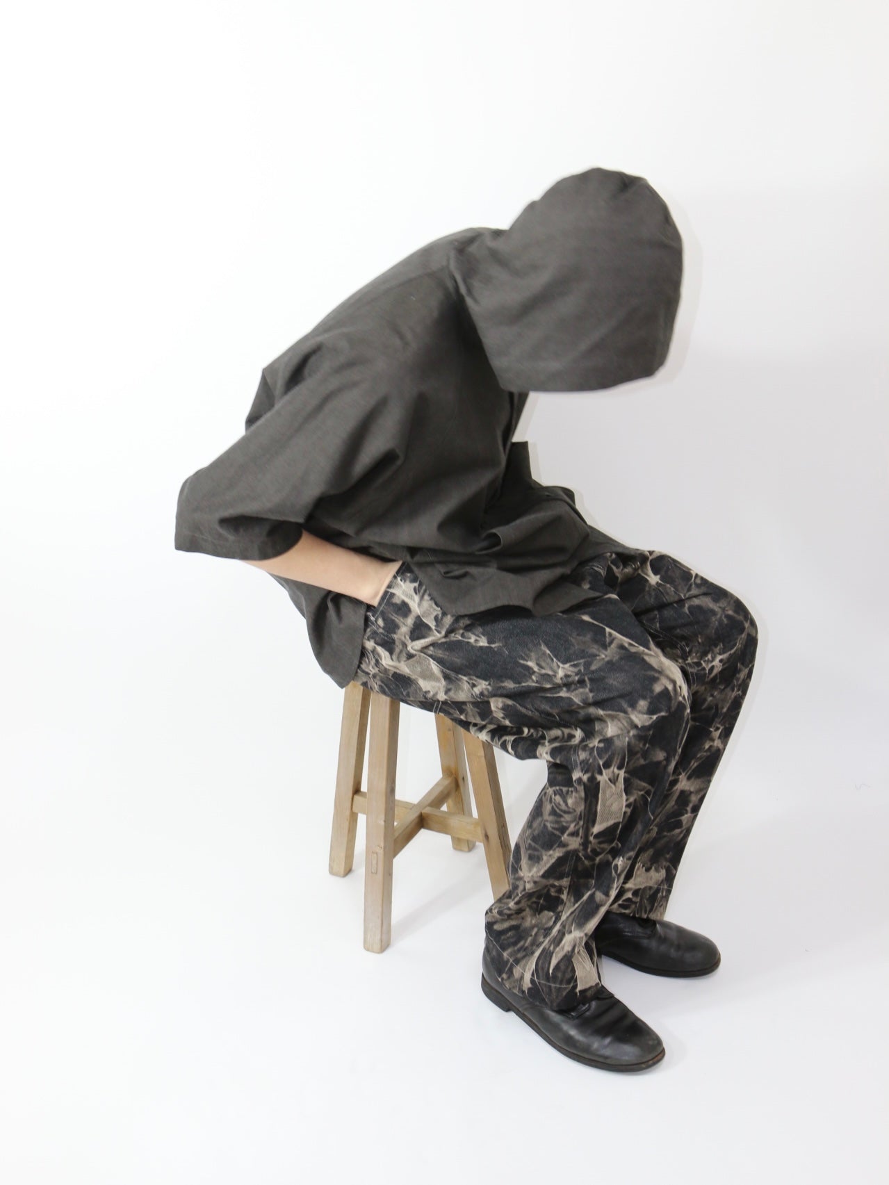 HOODED SHIRTS 【O19SRT6】OFF BLACK