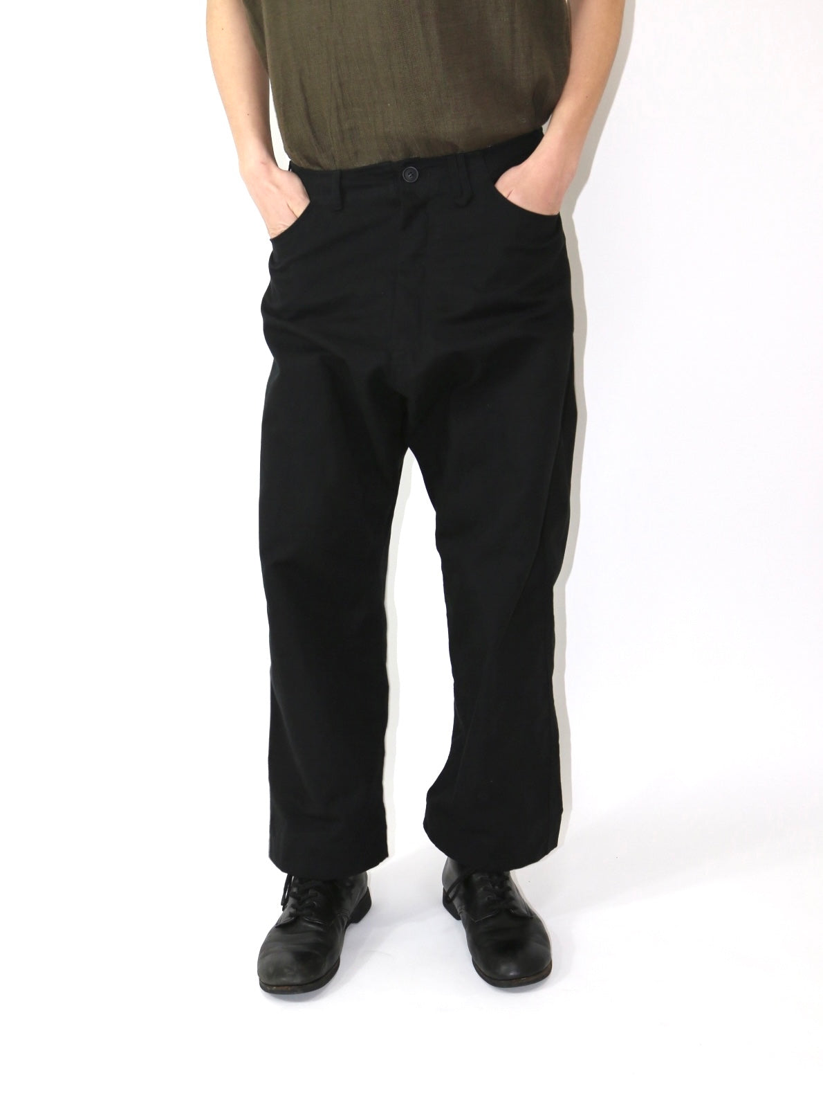 DENIM TROUSER【O19TR3】OFF BLACK