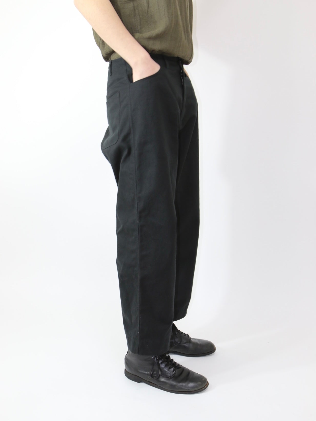 DENIM TROUSER【O19TR3】OFF BLACK