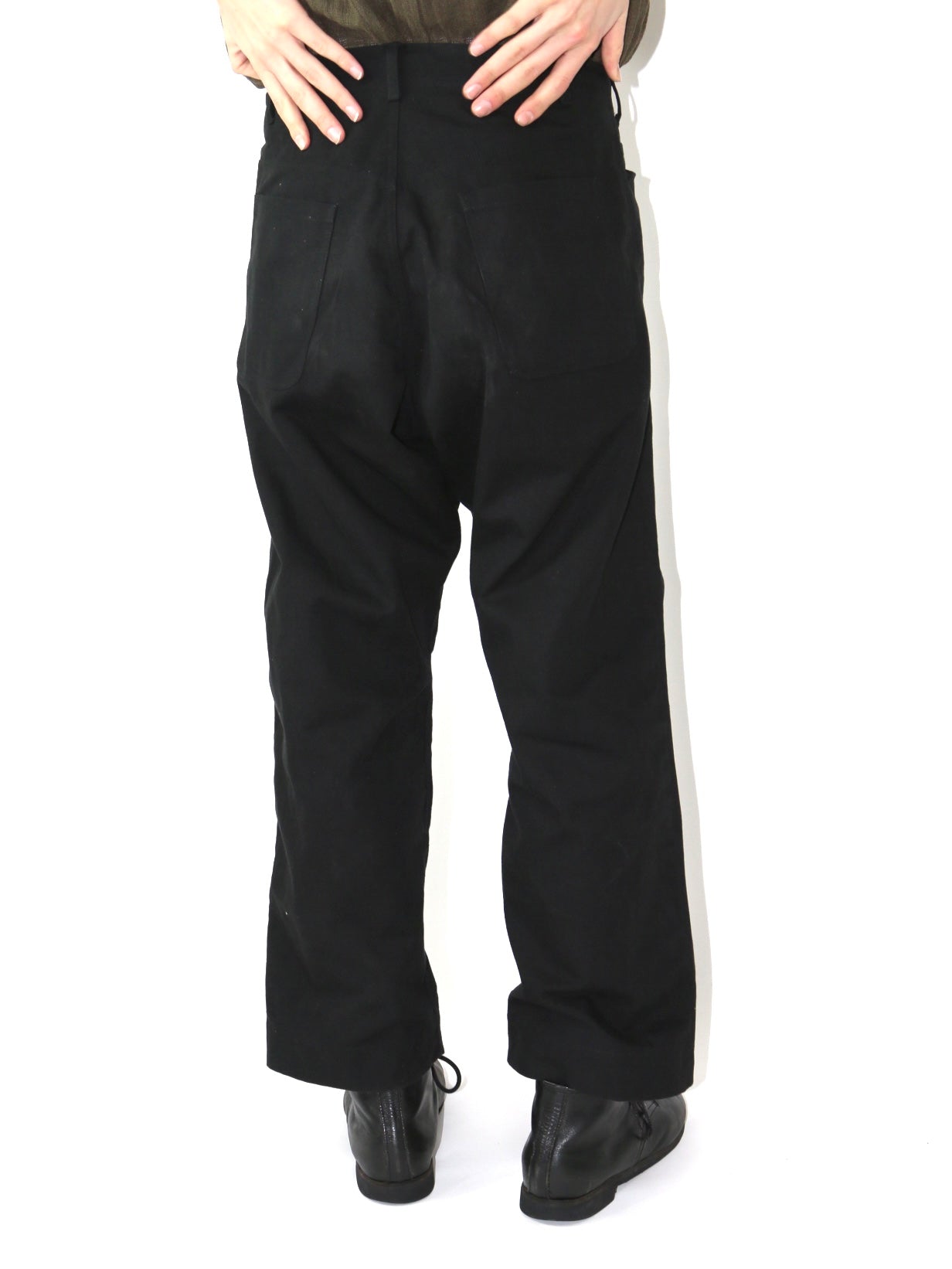 DENIM TROUSER【O19TR3】OFF BLACK