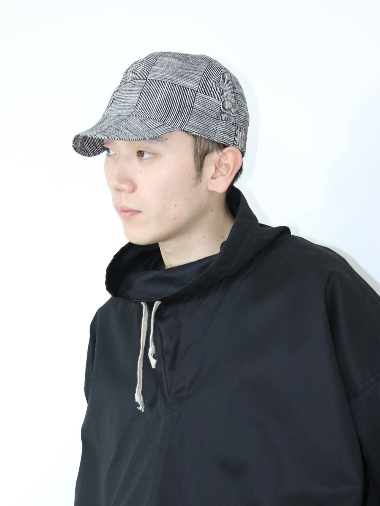 BASEBALL CAP【O19CAP1】BLACK&WHITE
