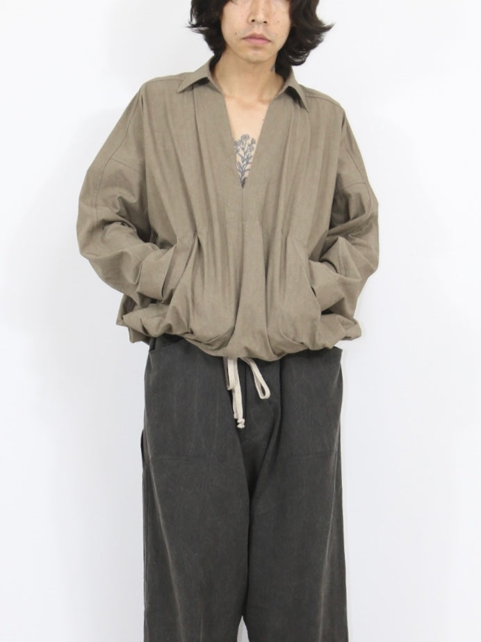 SKIPPER SHIRT【O21SRT4】MOCHA