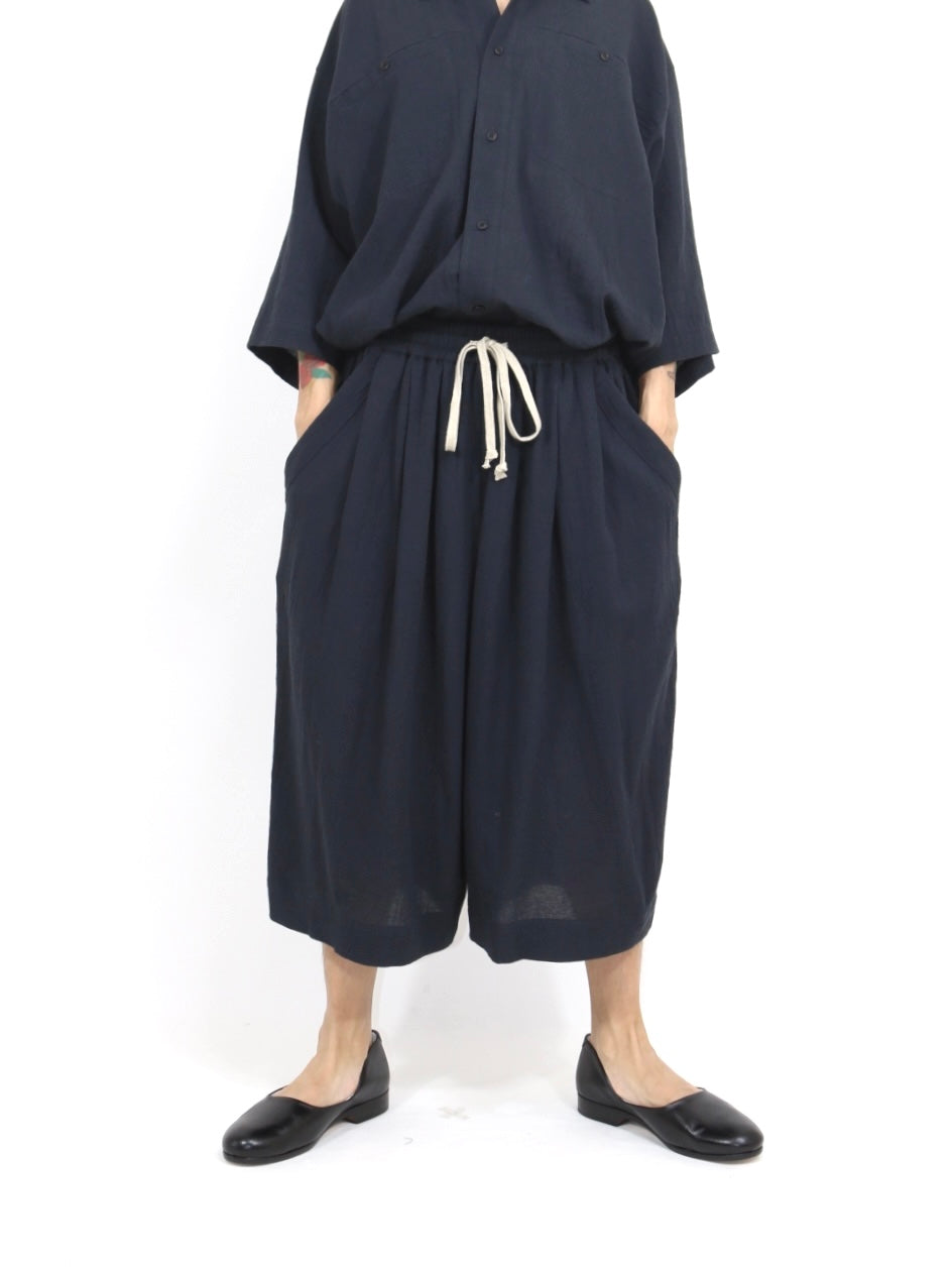 WIDE SHORT PANTS【O21TR1】MIDNIGHT