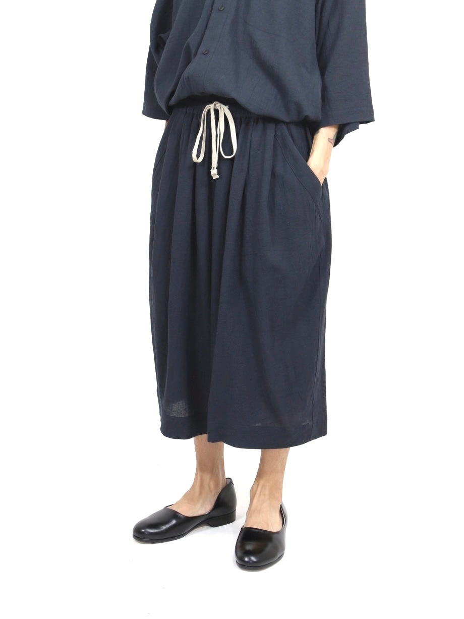 WIDE SHORT PANTS【O21TR1】MIDNIGHT