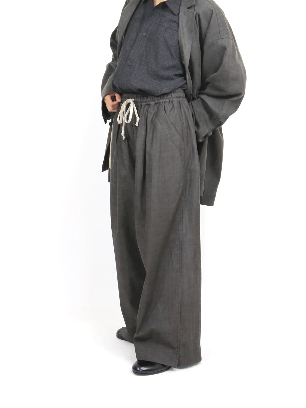 EASY WIDE PANTS【O21TR2】DK SUMI