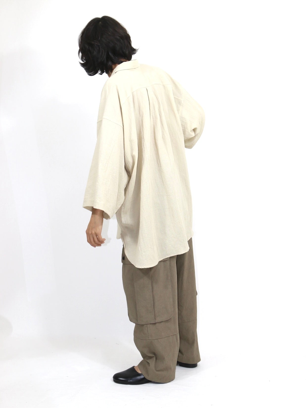 OVERSIZED SHORT SLEEVE SHIRT【O21SRT1】KINARI