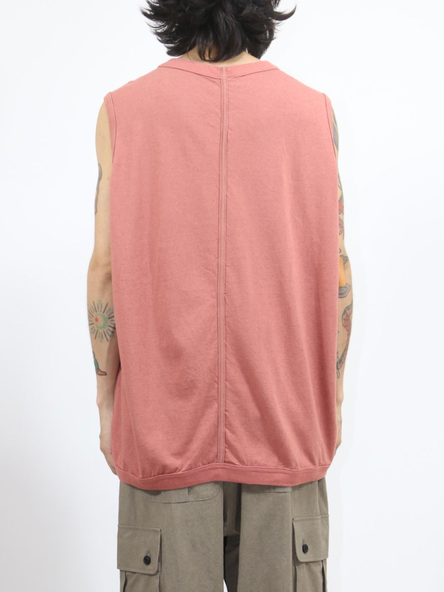 SLEEVELESS TEE【O21TS2】CHERRY