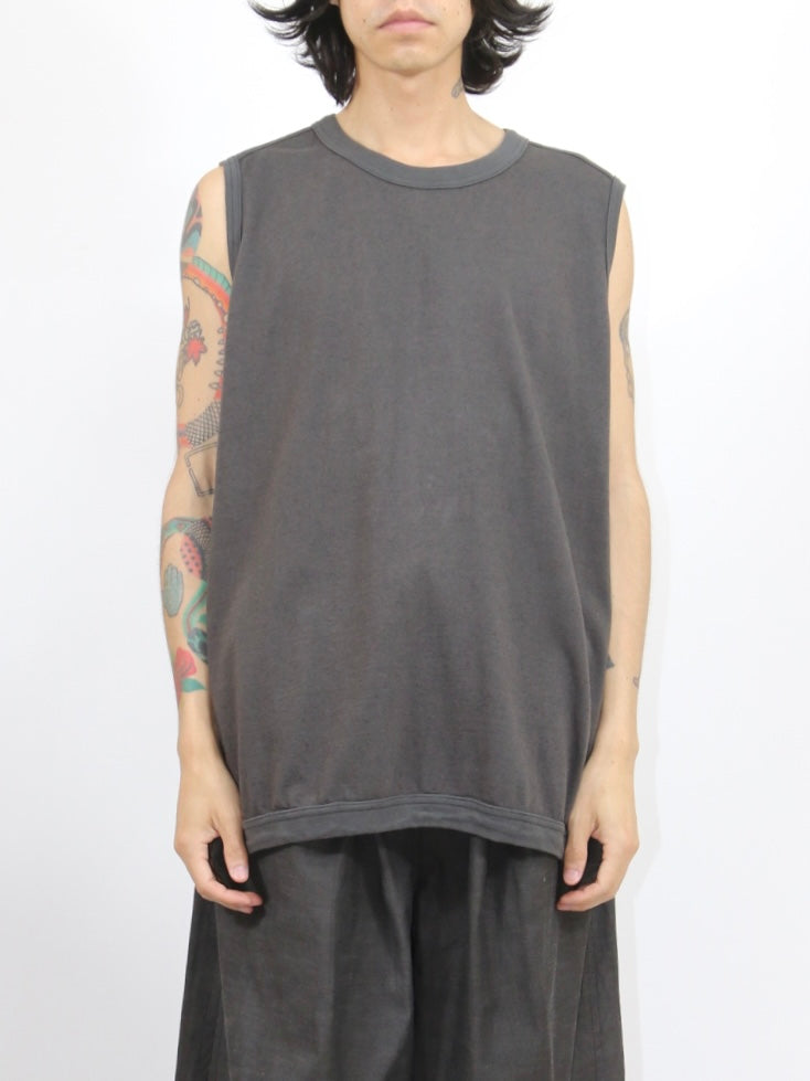 SLEEVELESS TEE【O21TS2】OFF BLACK