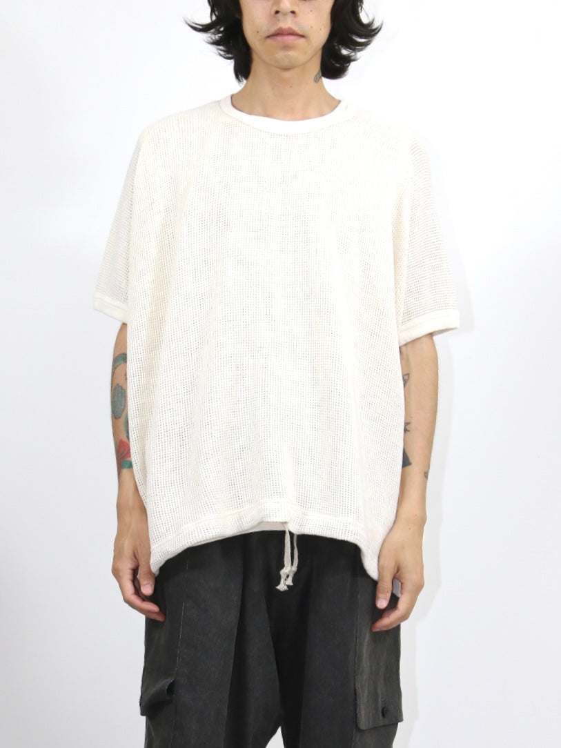 BALLOON MESH TEE【O21TS1M】KINARI