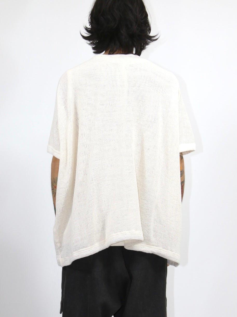 BALLOON MESH TEE【O21TS1M】KINARI