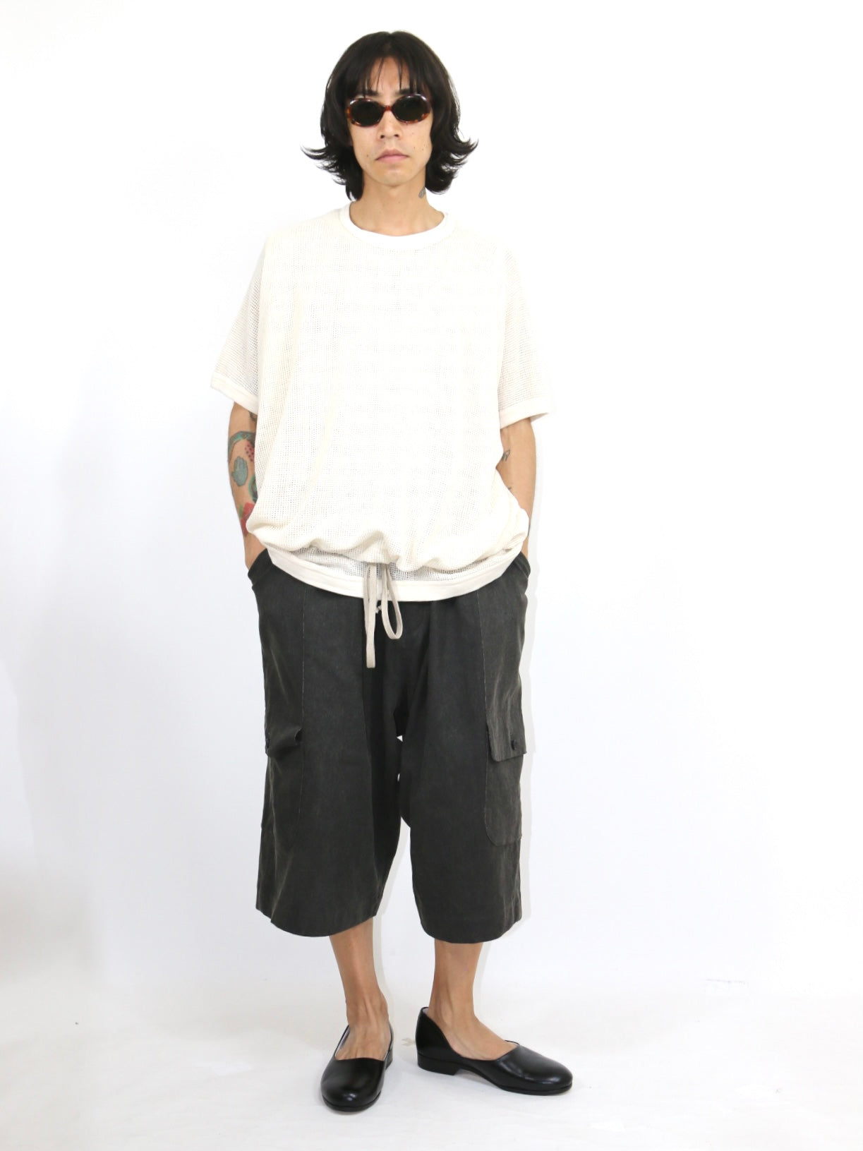 BALLOON MESH TEE【O21TS1M】KINARI