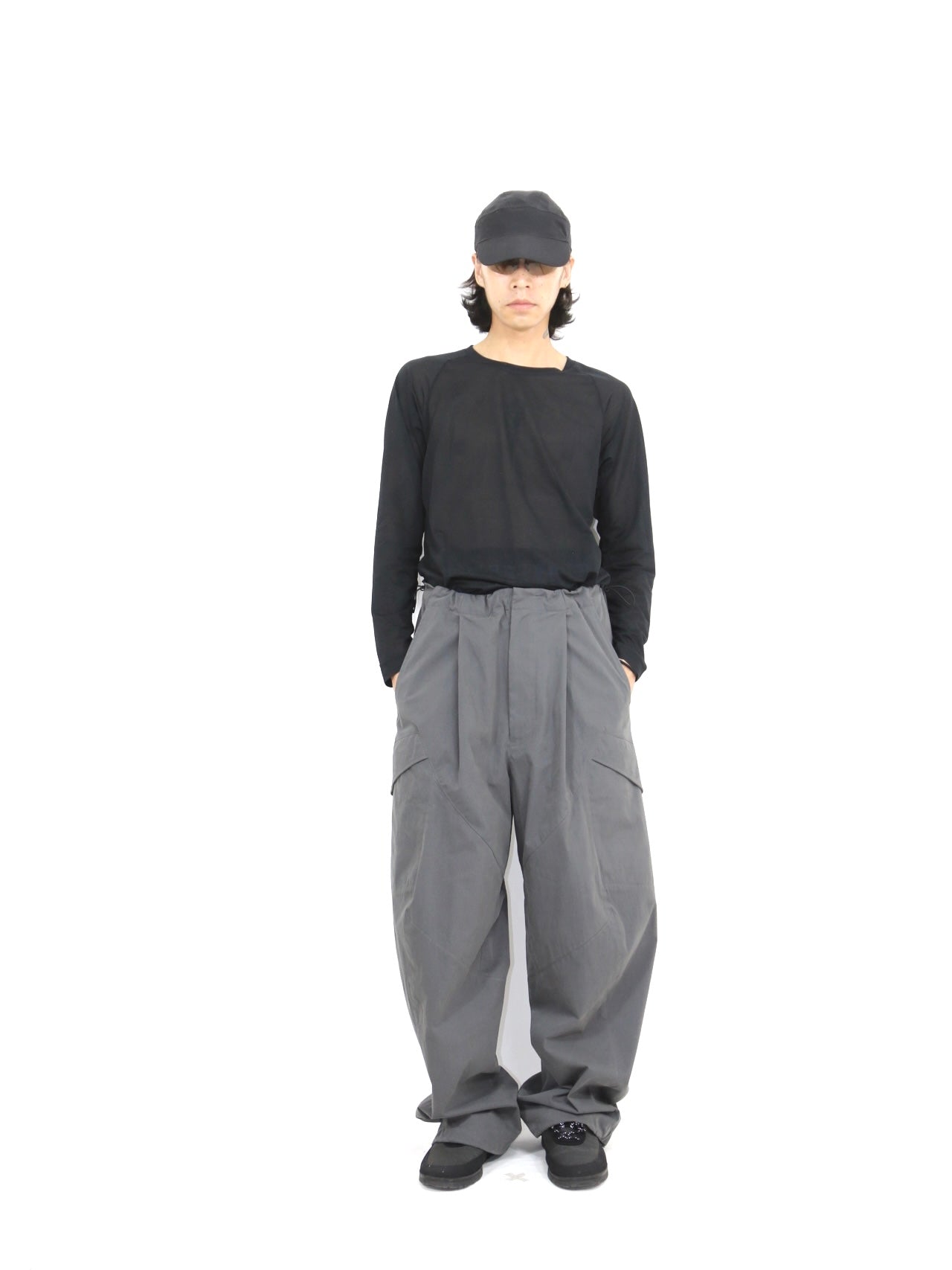 GABRIEL TROUSERS【FU-212】DK GREY
