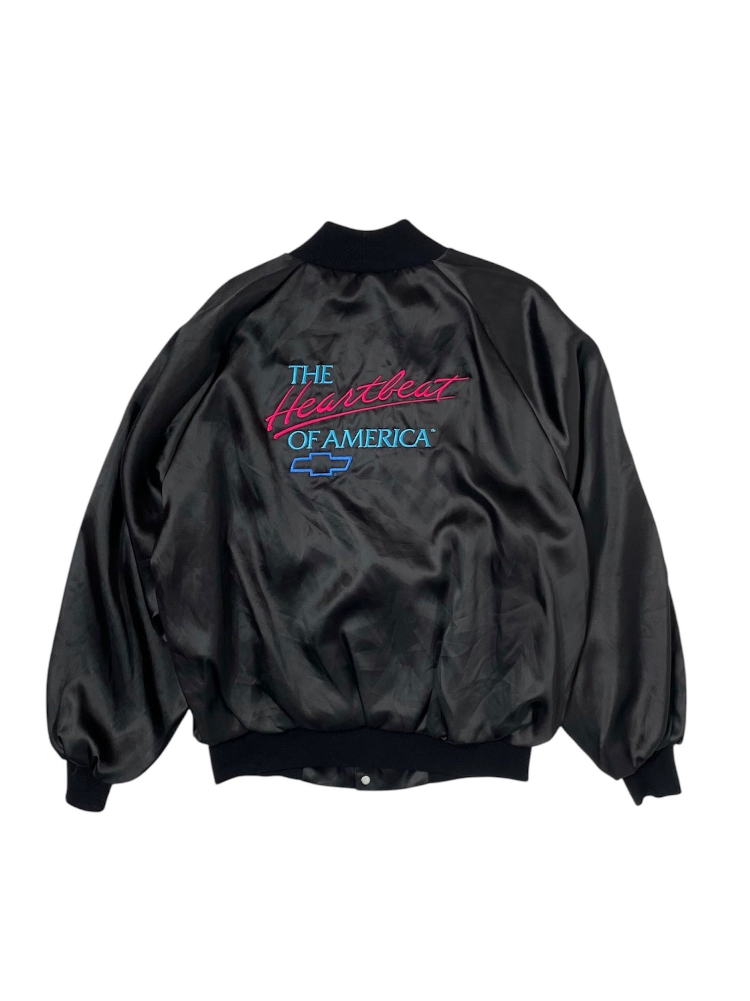 90's satin sports jumper〝WestArk〟MADE IN USA