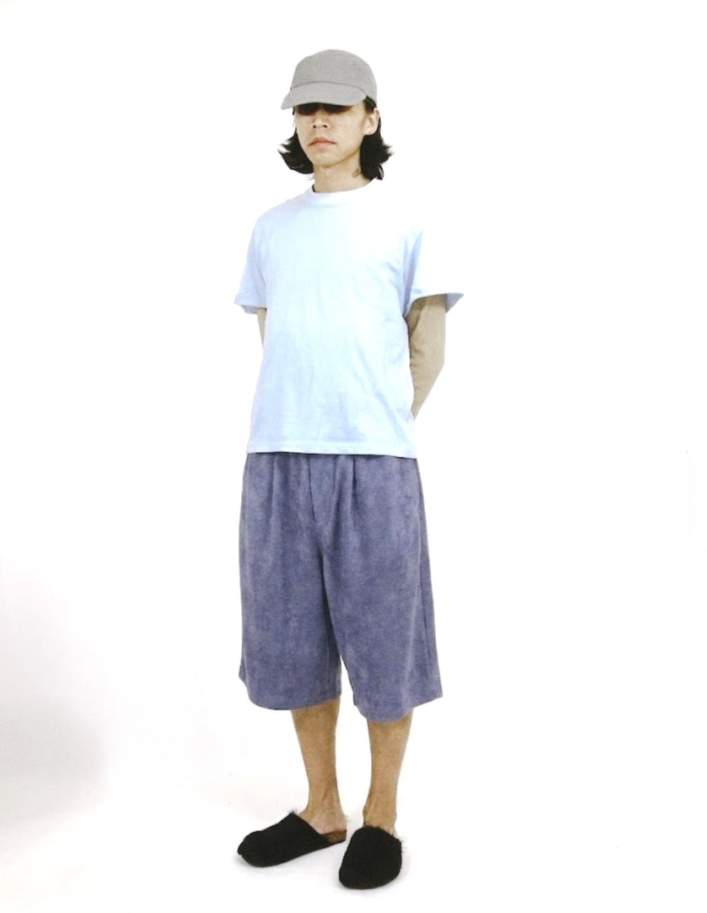 RUNNING POISON SHORTS MIDDLE LENGTH【A-126】60s NAVY