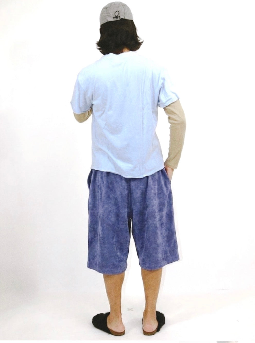 RUNNING POISON SHORTS MIDDLE LENGTH【A-126】60s NAVY