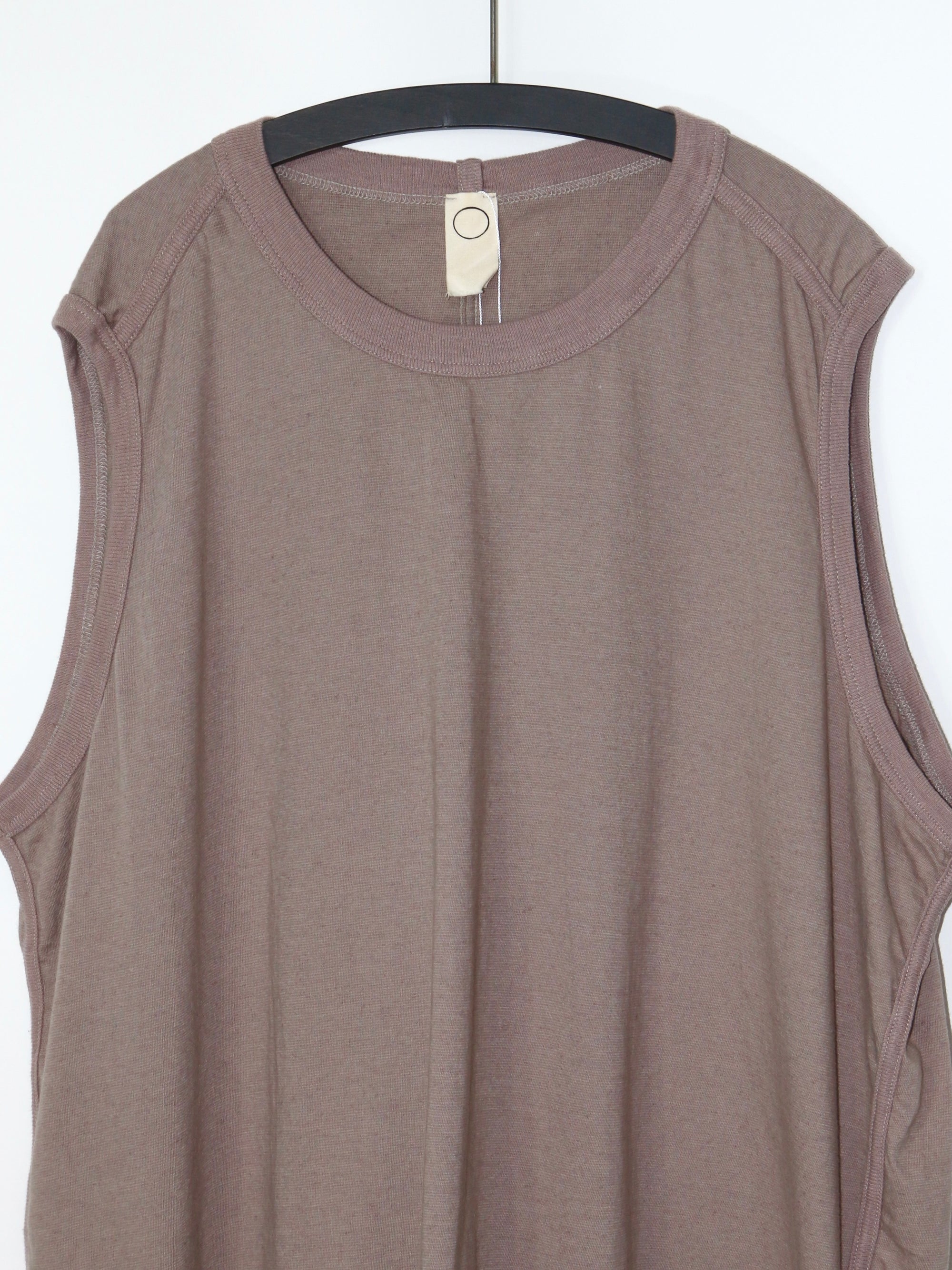 SLEEVELESS TEE【O19TT1】DUSTY PINK