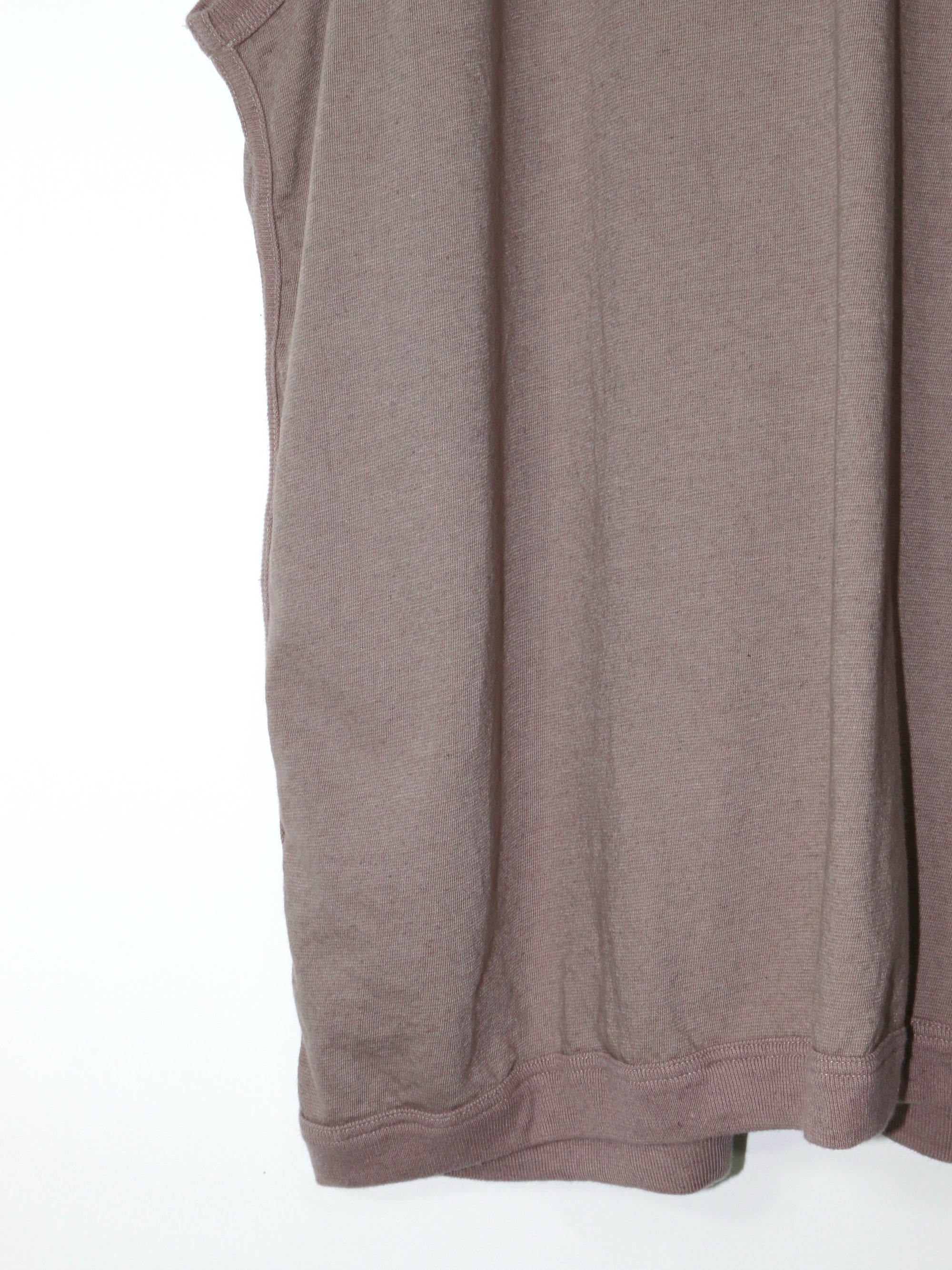 SLEEVELESS TEE【O19TT1】DUSTY PINK