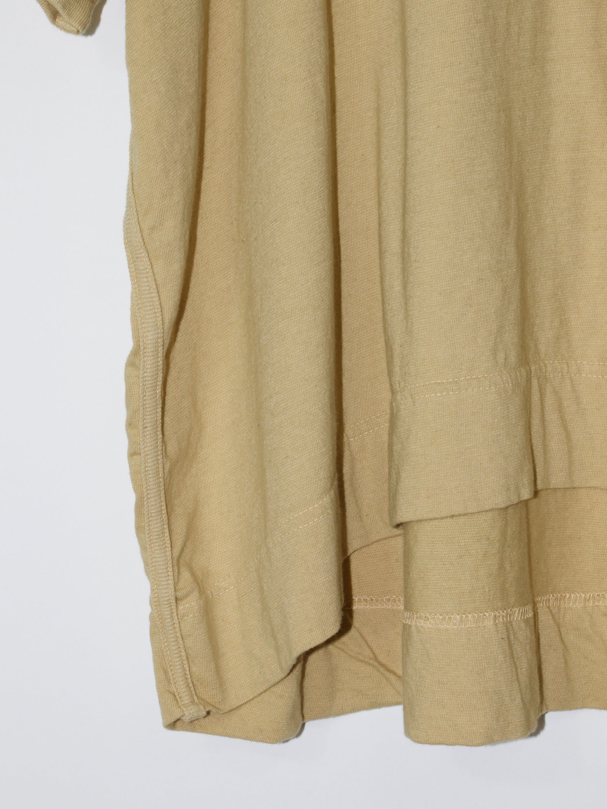BASIC TEE【O19TS5】DIRTY YELLOW