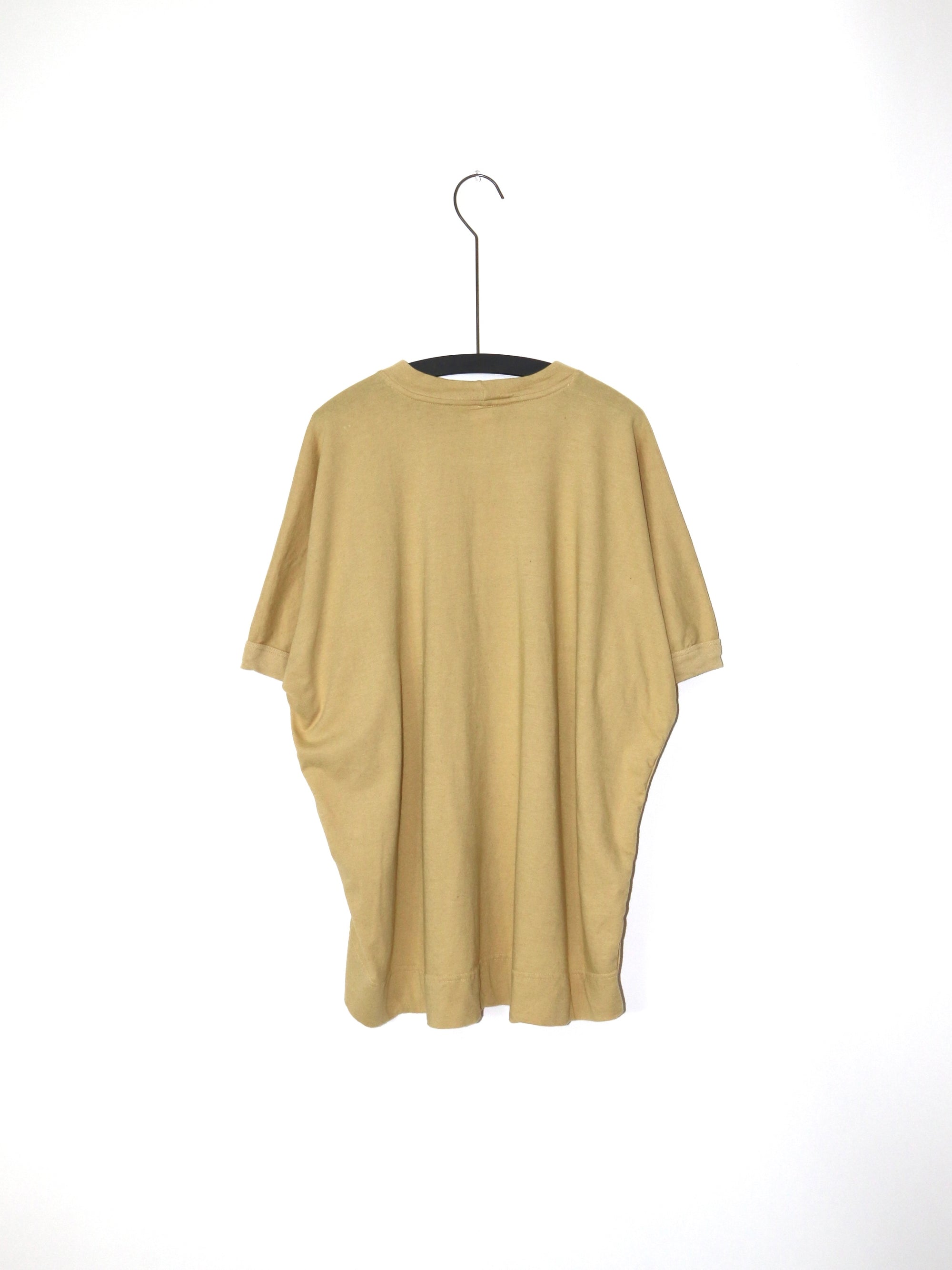 BASIC TEE【O19TS5】DIRTY YELLOW