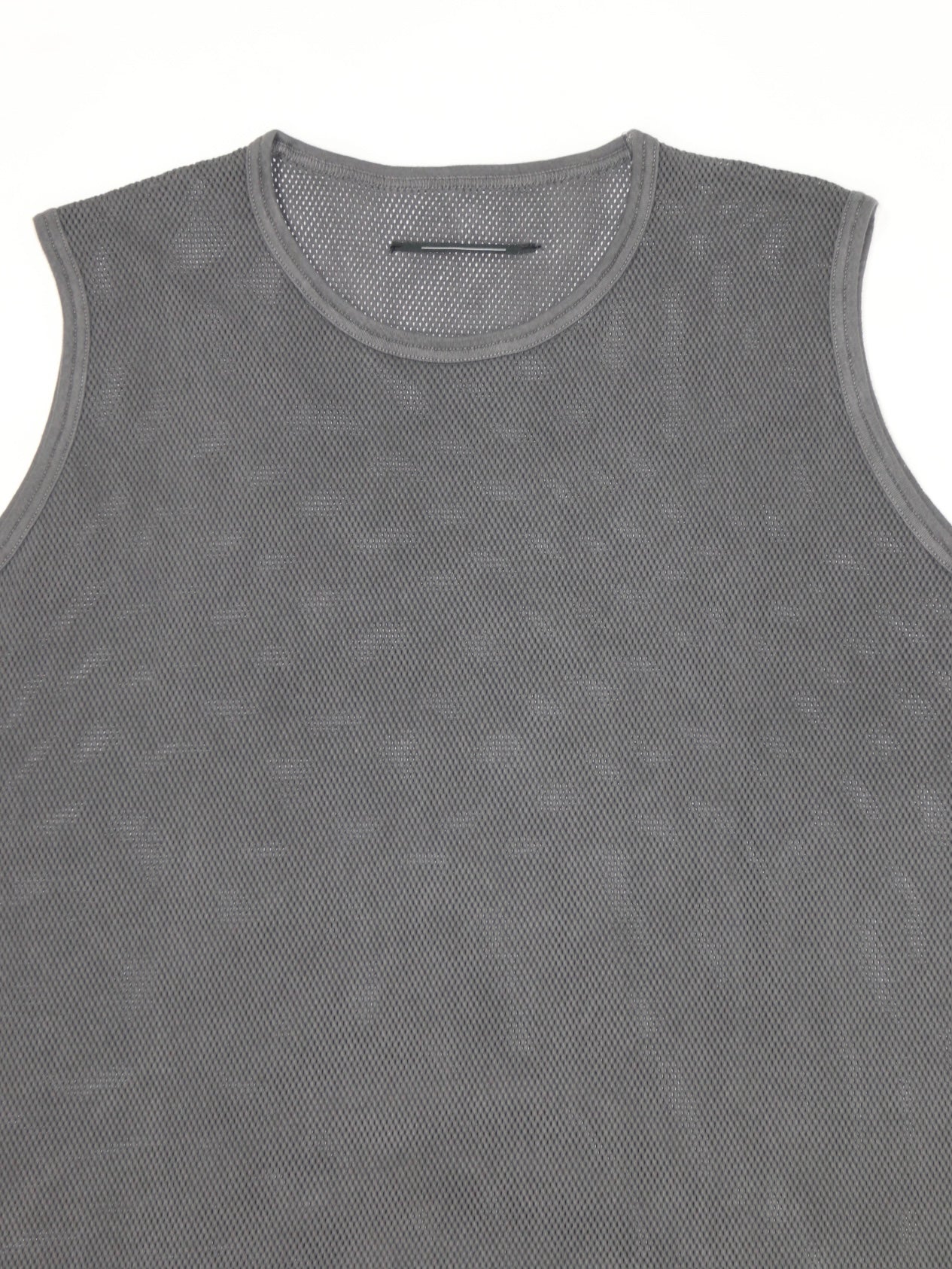 MESH SLEEVELESS【A100】FADE BLACK