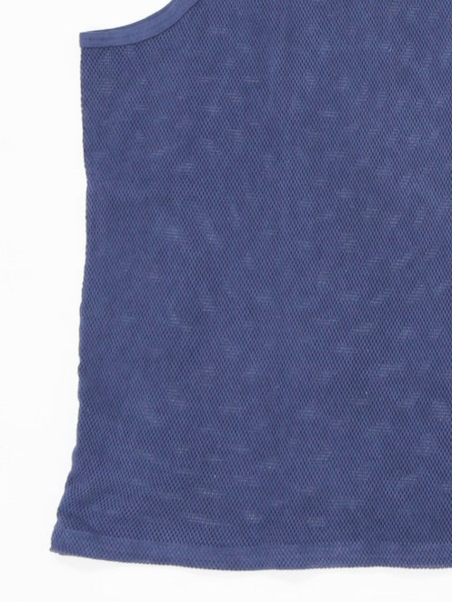 MESH SLEEVELESS【A100】60s NAVY