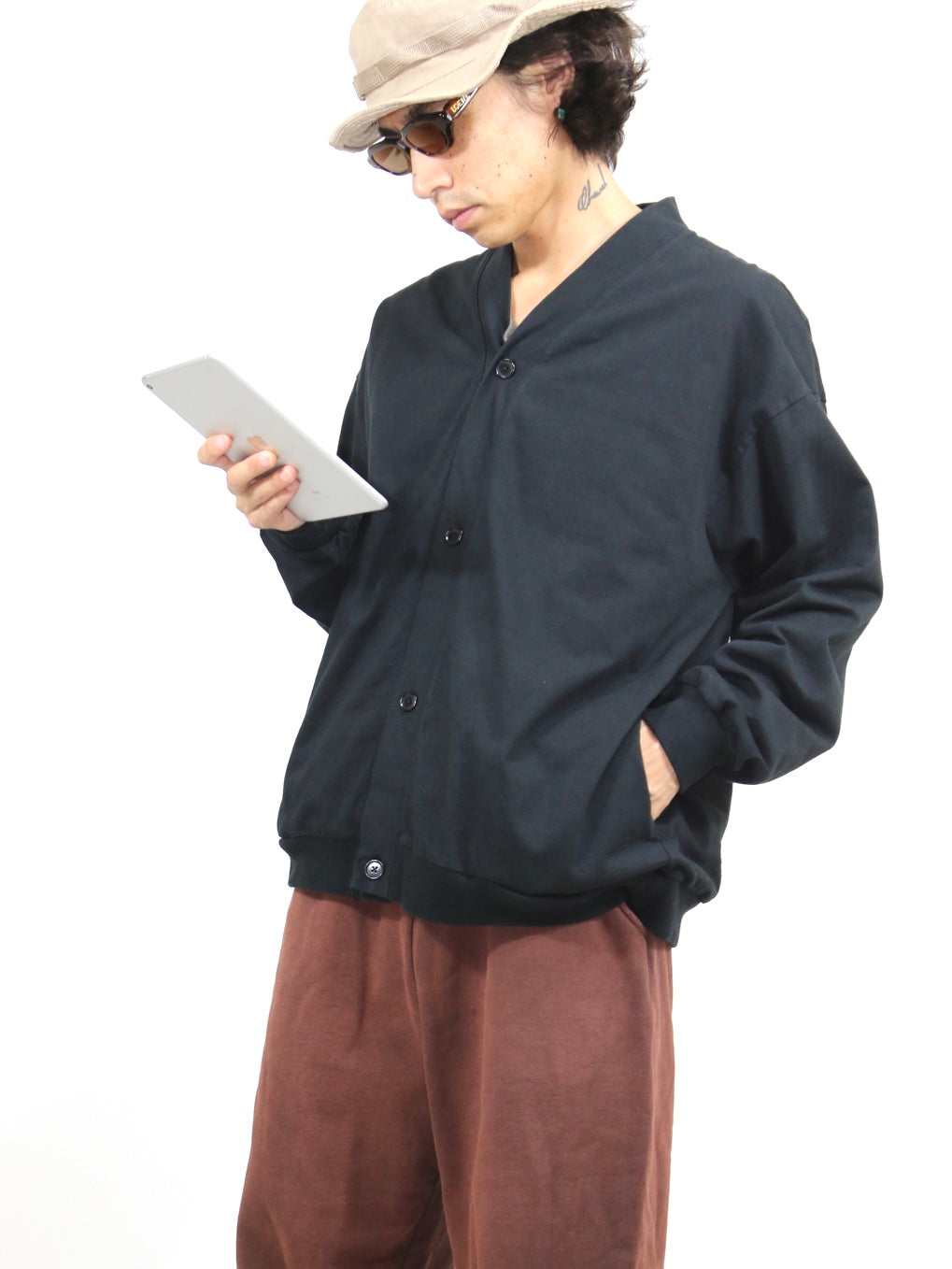 POISON CARDIGAN【A130】SMOKE BLACK