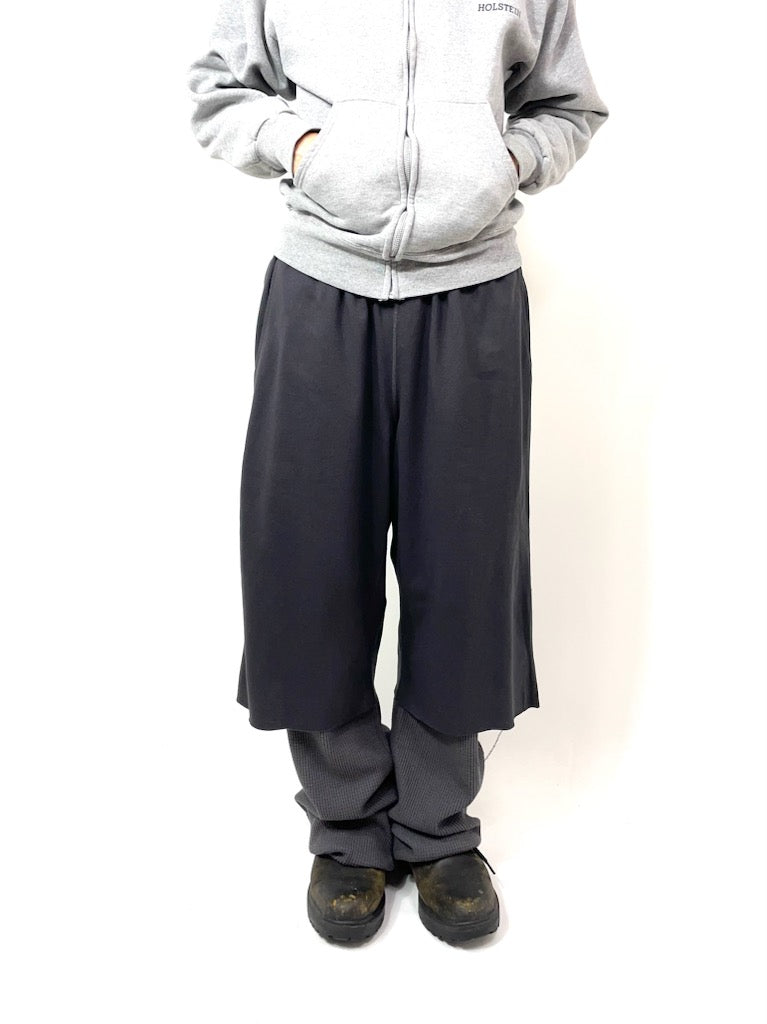 LAYERED PANTS【A83】CHARCOAL