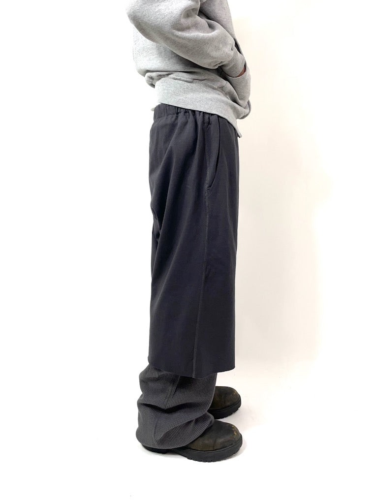 LAYERED PANTS【A83】CHARCOAL