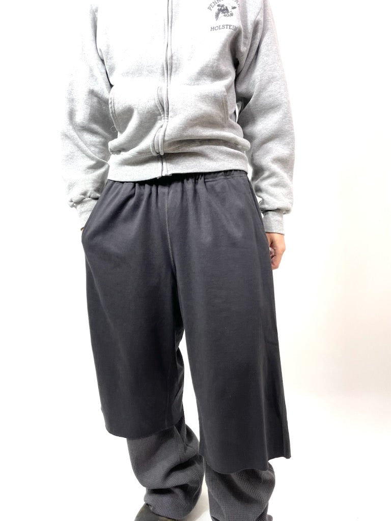 LAYERED PANTS【A83】CHARCOAL