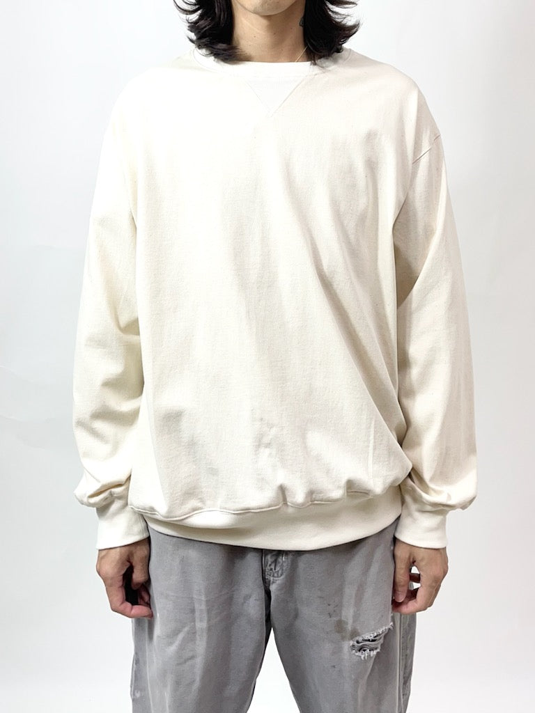 LS SWEAT TEE 【A90 】ECRU