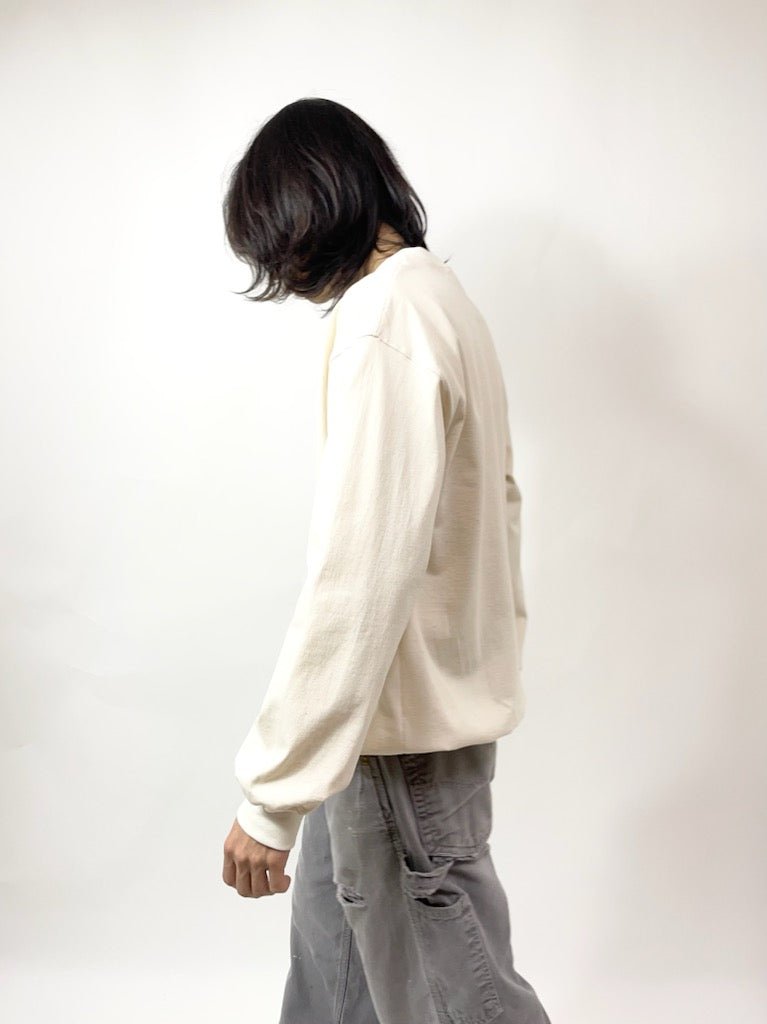 LS SWEAT TEE 【A90 】ECRU