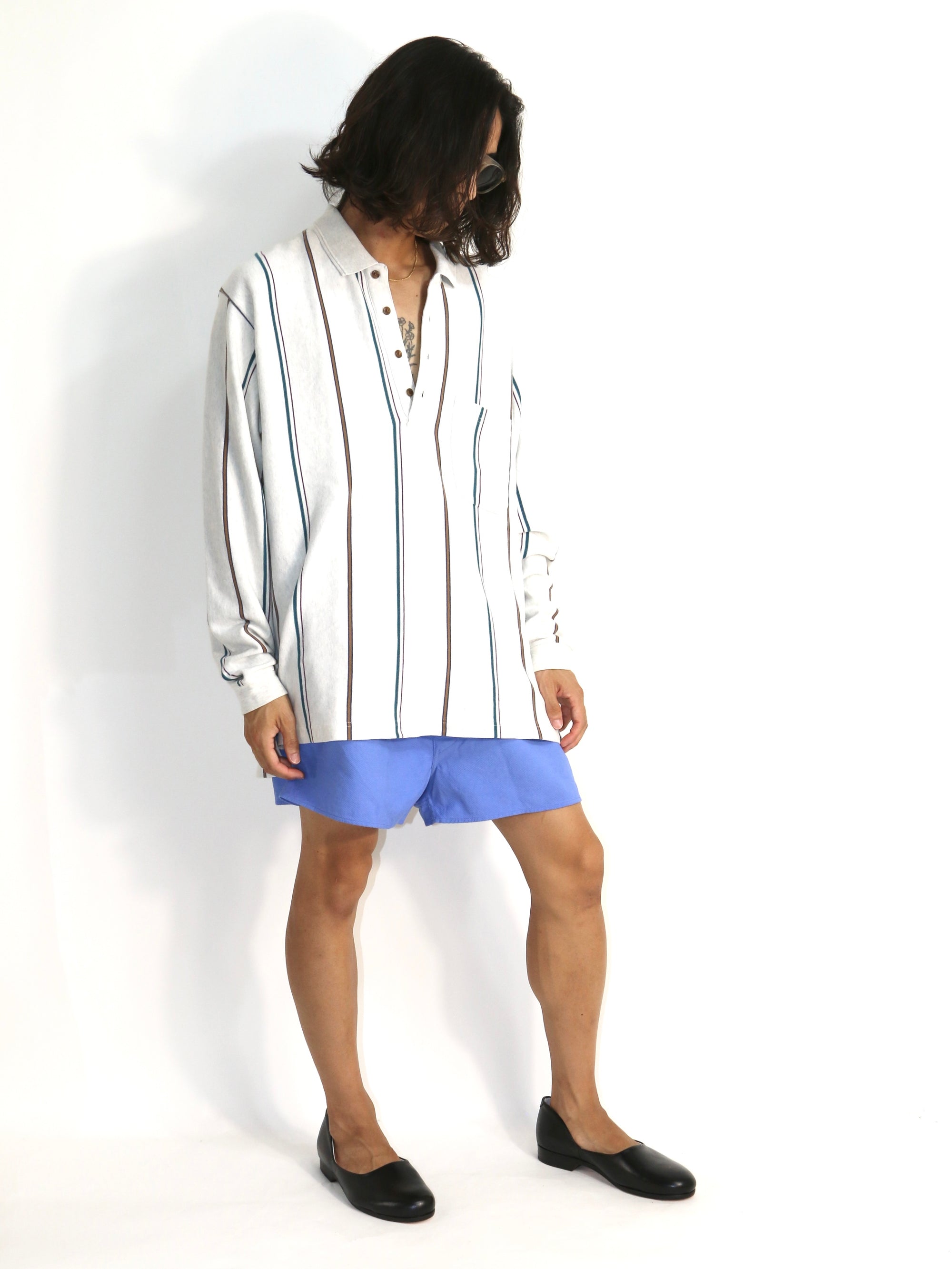 90's stripe polo〝Eddie Bauer〟