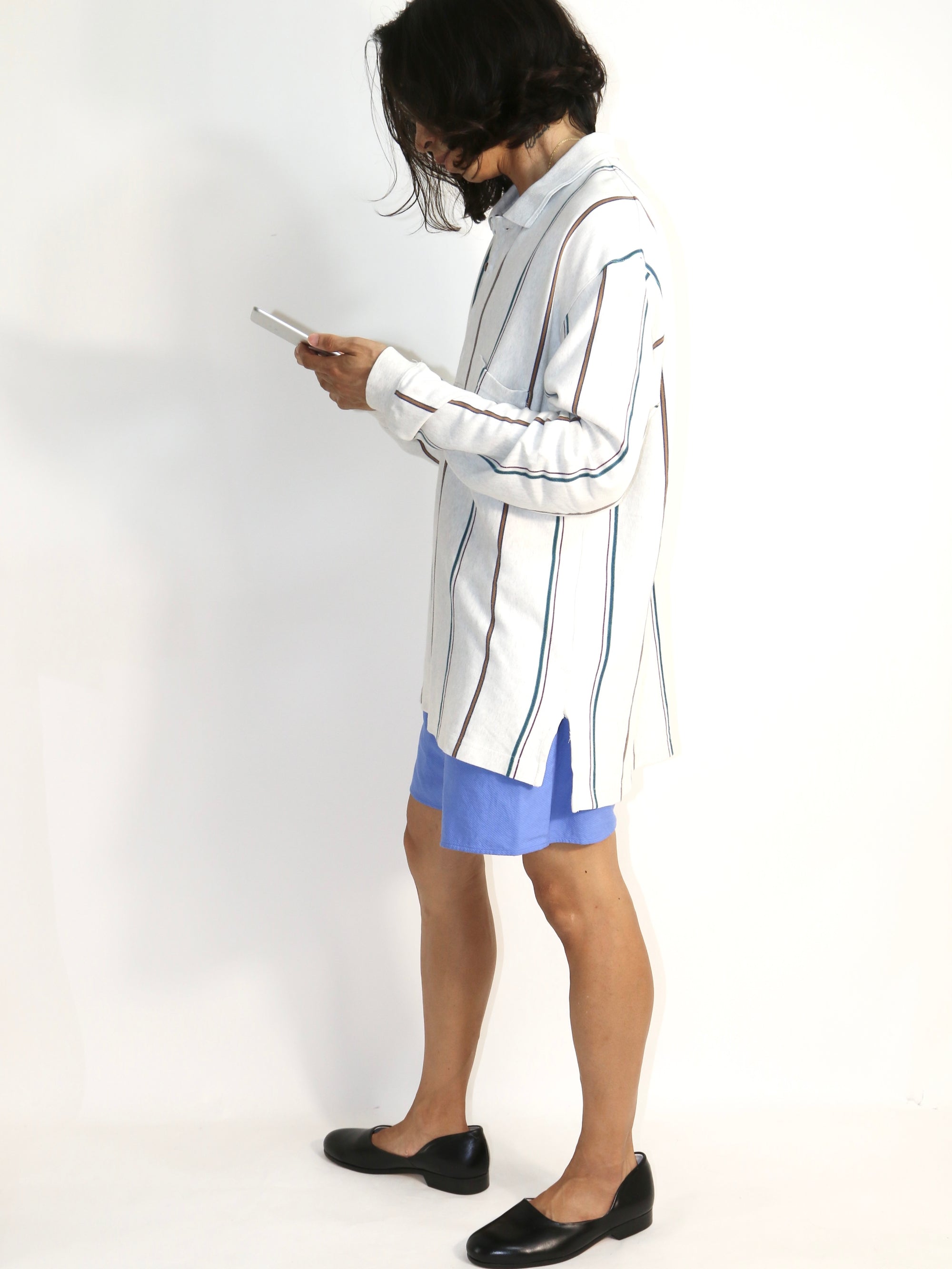 90's stripe polo〝Eddie Bauer〟