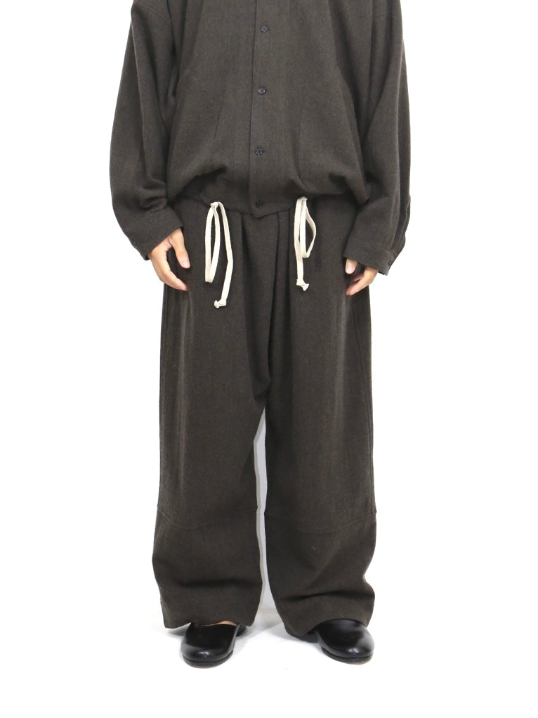 PLAIN TROUSERS【O22TR3】STEEL