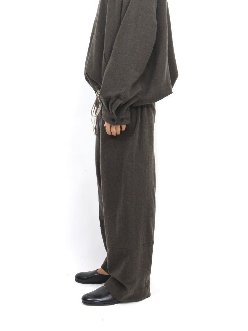PLAIN TROUSERS【O22TR3】STEEL