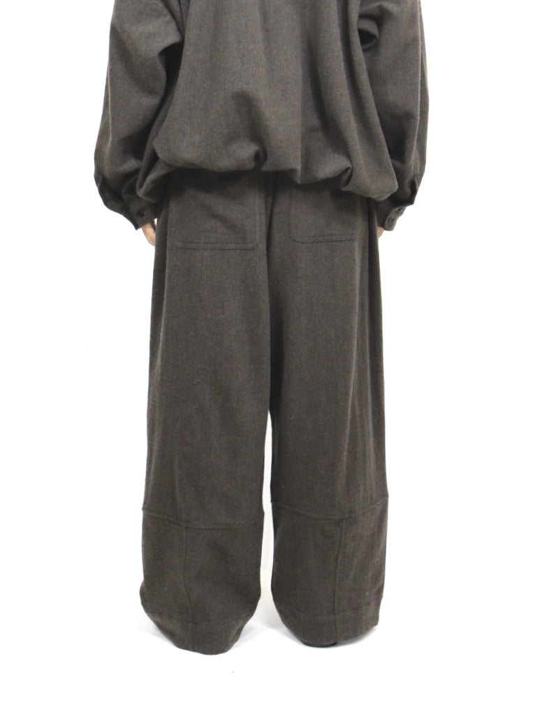 PLAIN TROUSERS【O22TR3】STEEL