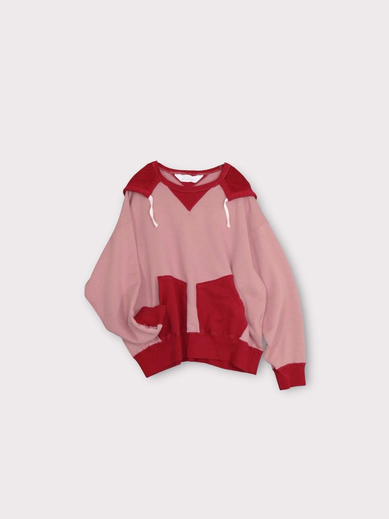 AFTER HOODED SWEAT【A114】FADE RED/SCARLET