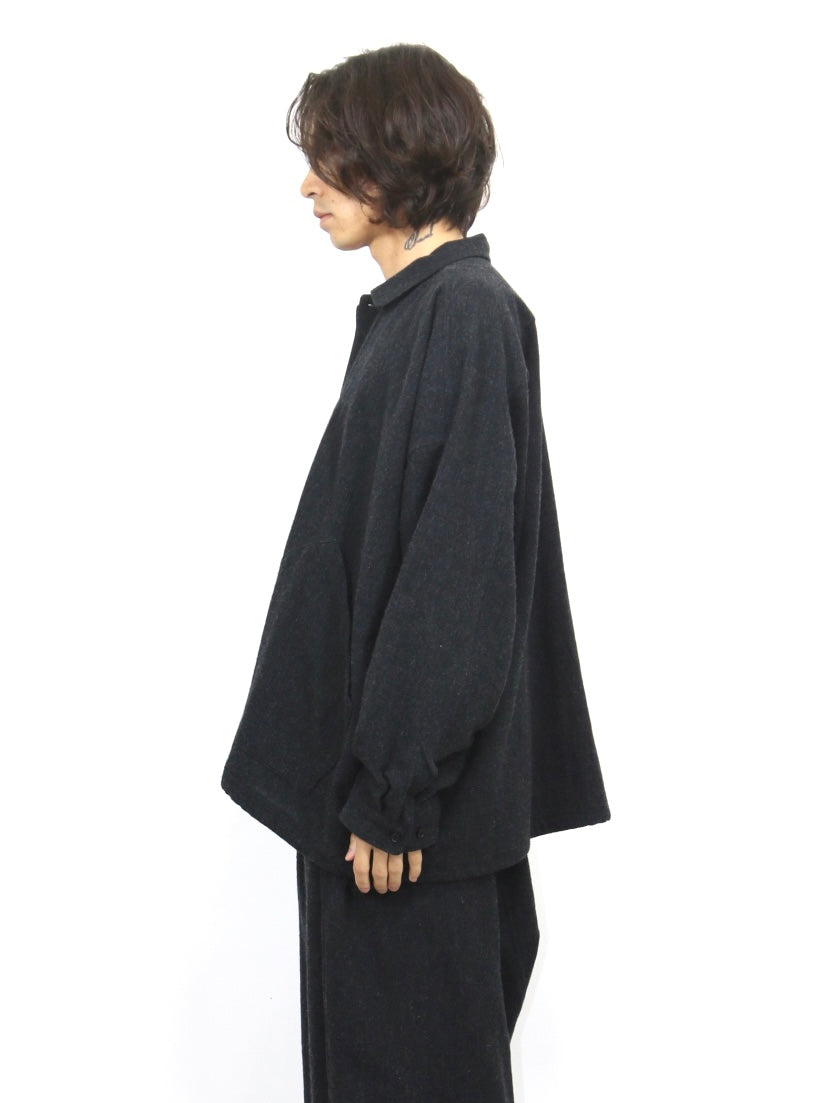 BALLOON SHIRT【O22SRT5】ANTHRACITE