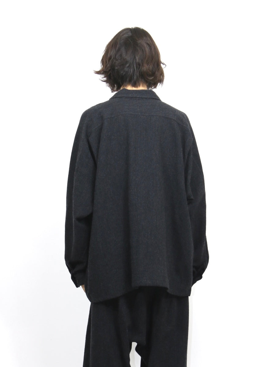 BALLOON SHIRT【O22SRT5】ANTHRACITE
