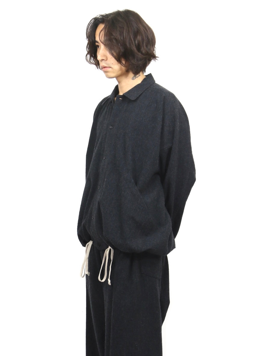 BALLOON SHIRT【O22SRT5】ANTHRACITE