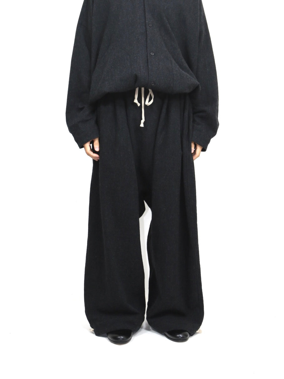 BALLOON TROUSERS【O22TR2】ANTHRACITE