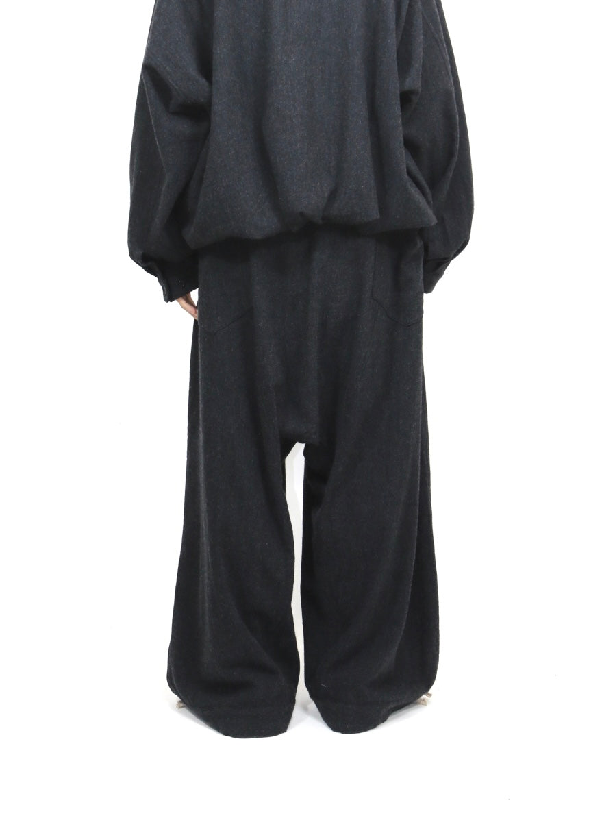 BALLOON TROUSERS【O22TR2】ANTHRACITE