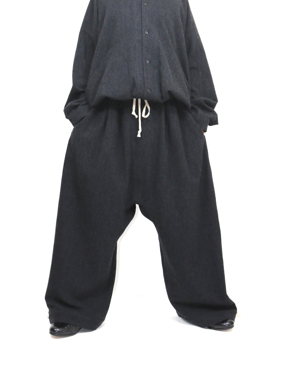 BALLOON TROUSERS【O22TR2】ANTHRACITE