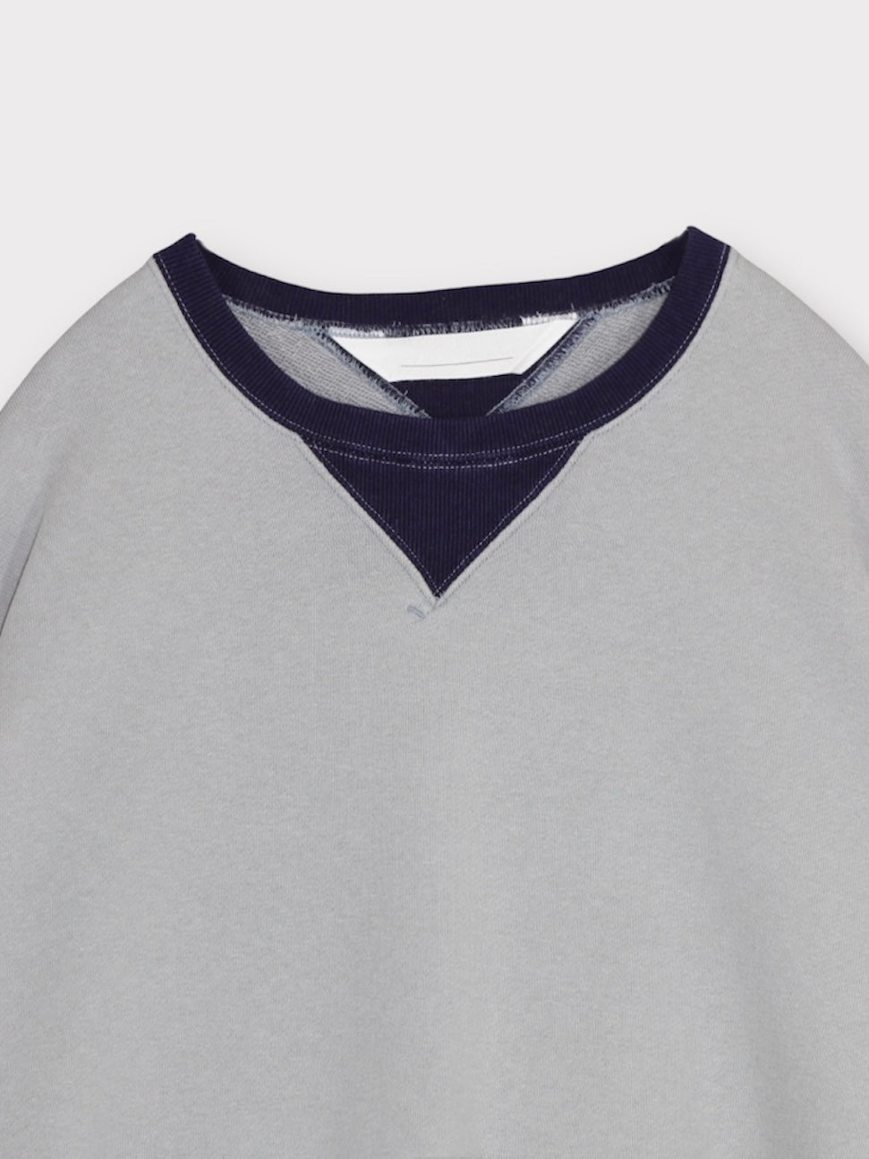 WV SWEAT【A115】DUSTY BLUE/EGGPLANT