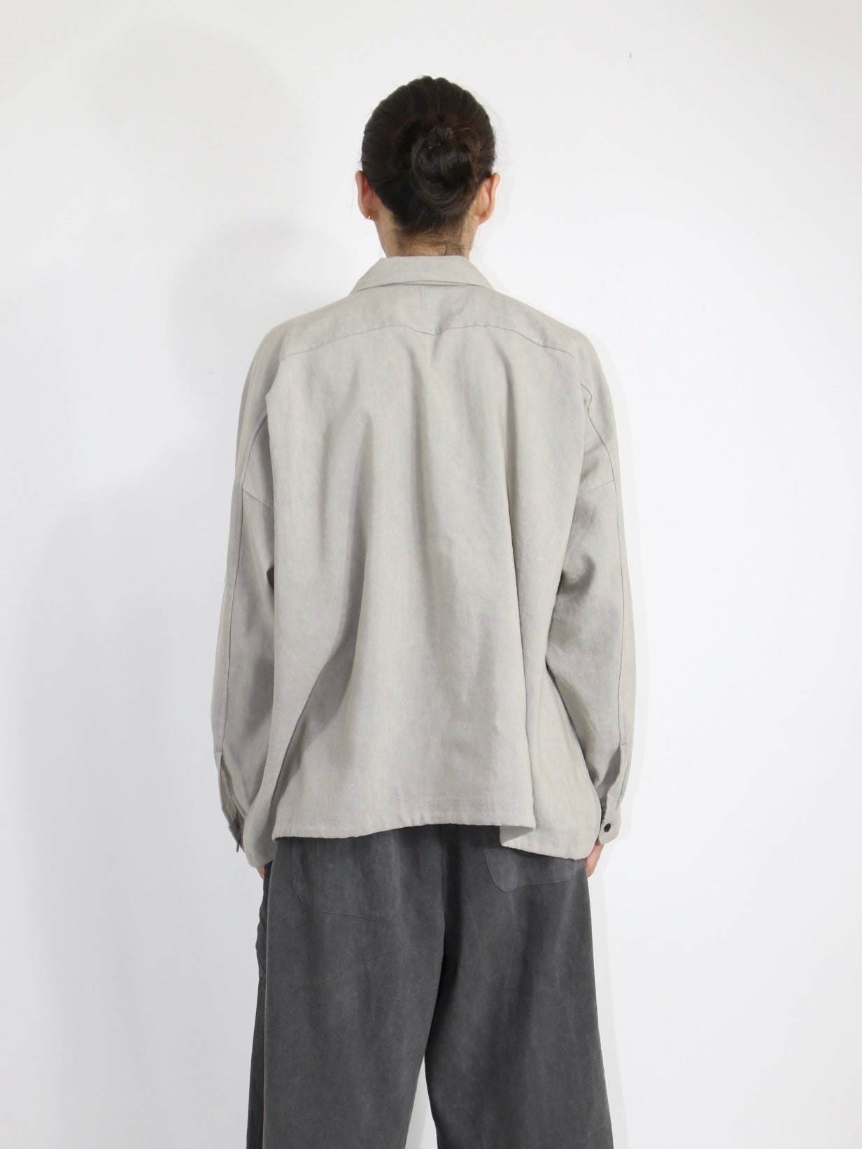 BALLOON SHIRT【O20SRT3】SUMI GREY