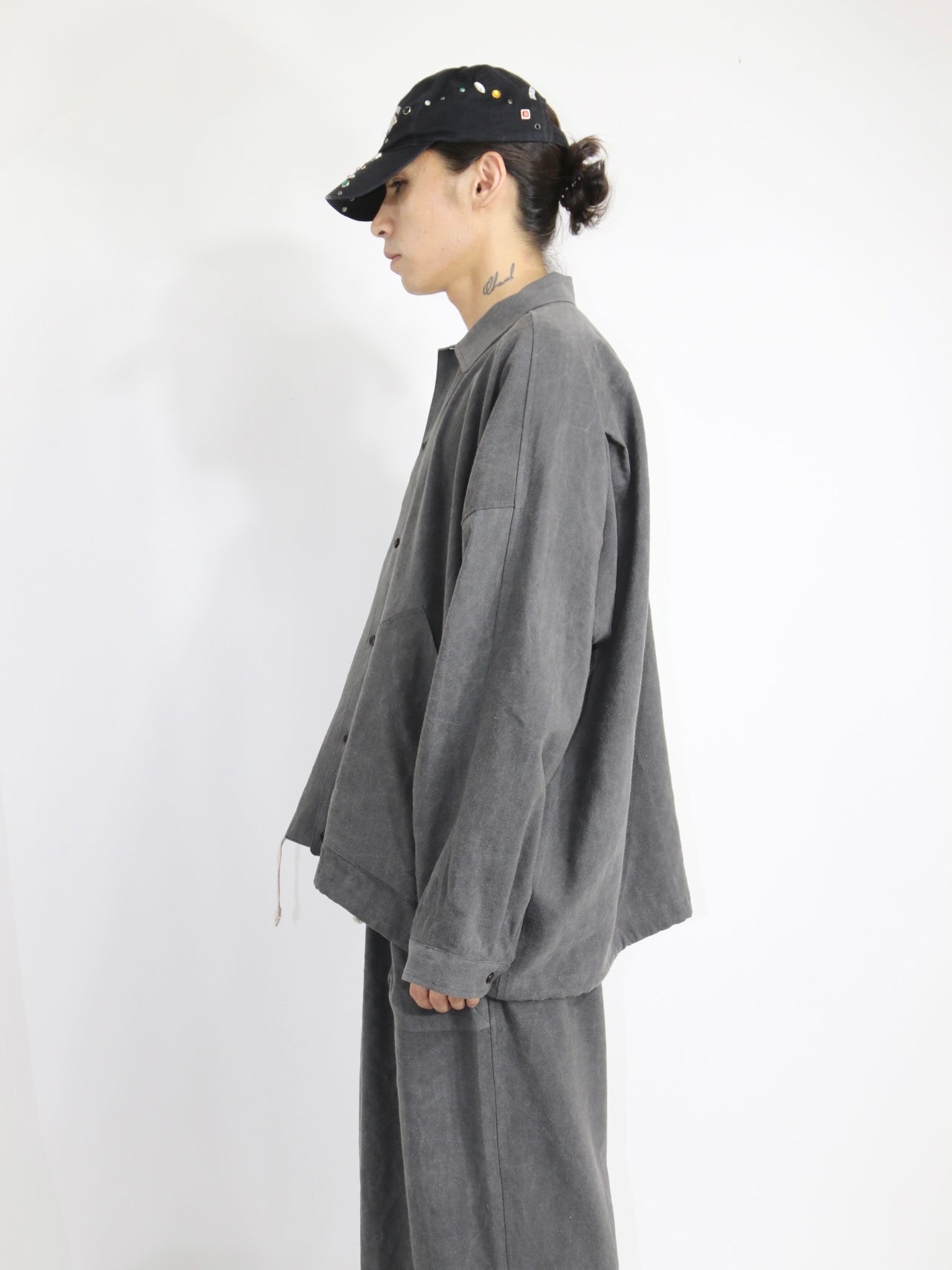 BALLOON SHIRT【O20SRT3】OFF BLACK