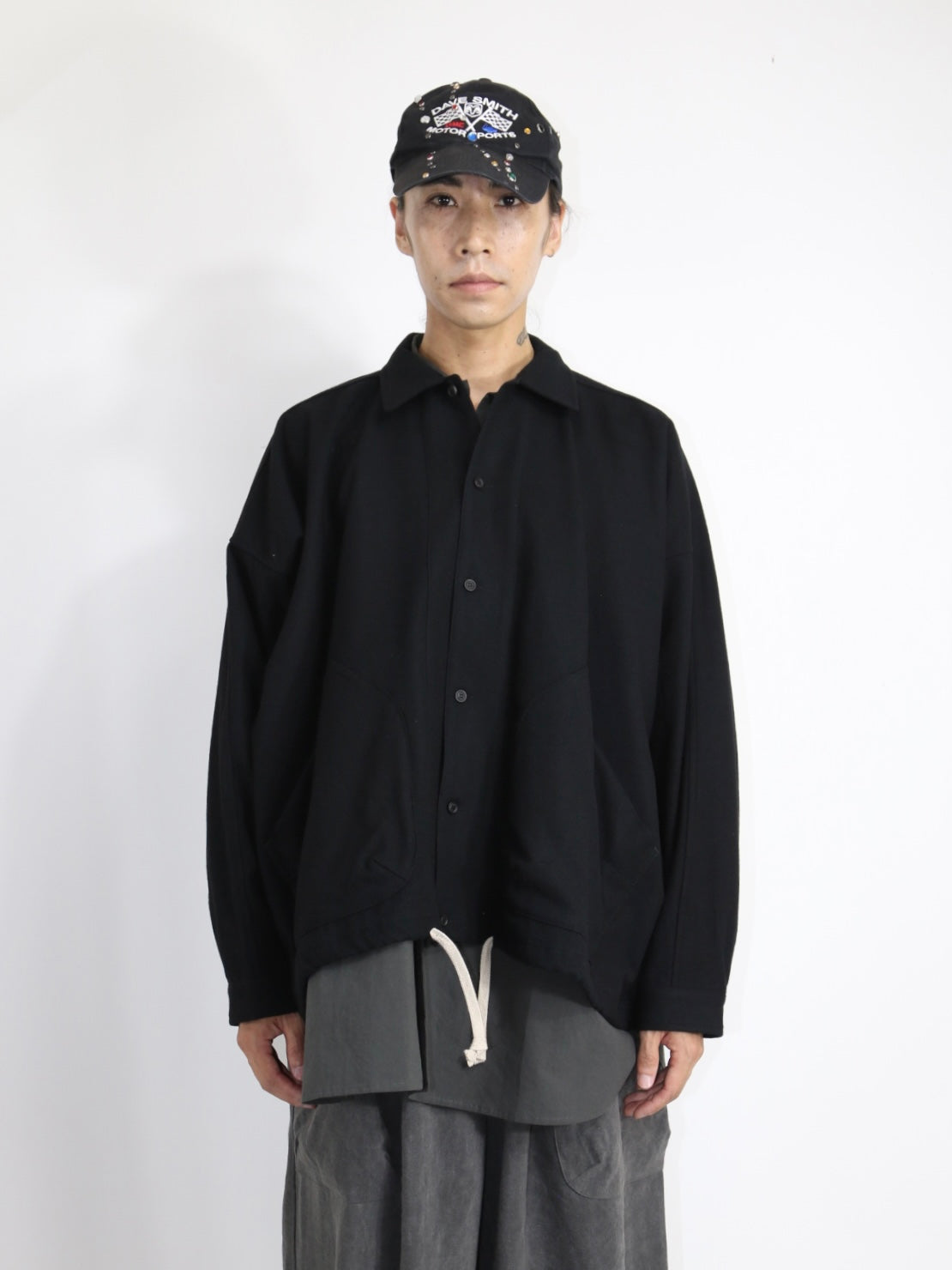 BALLOON SHIRT【O20SRT3】BLACK