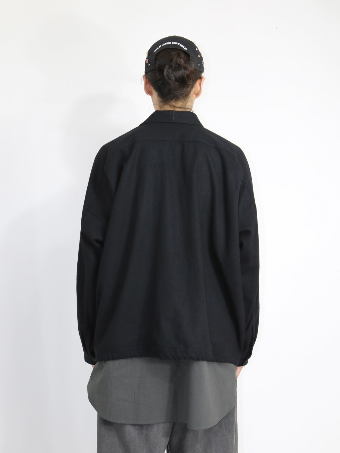 BALLOON SHIRT【O20SRT3】BLACK