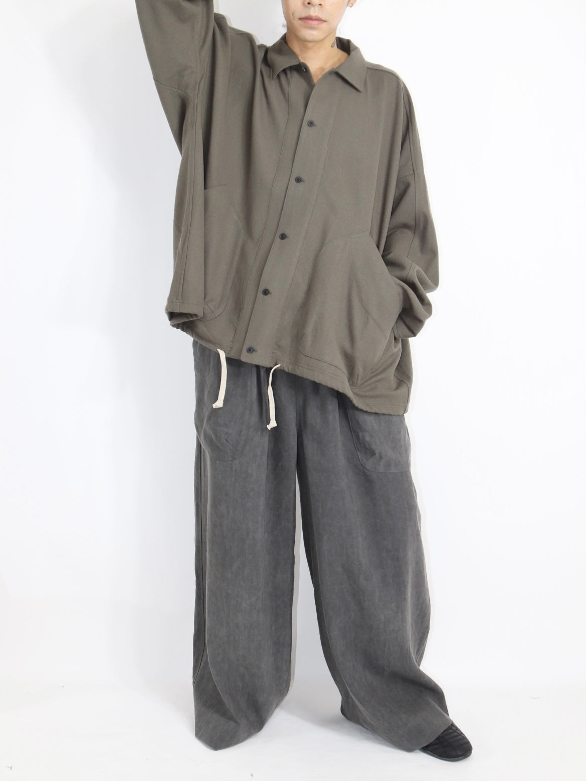 BALLOON SHIRT【O20SRT3】TAUPE