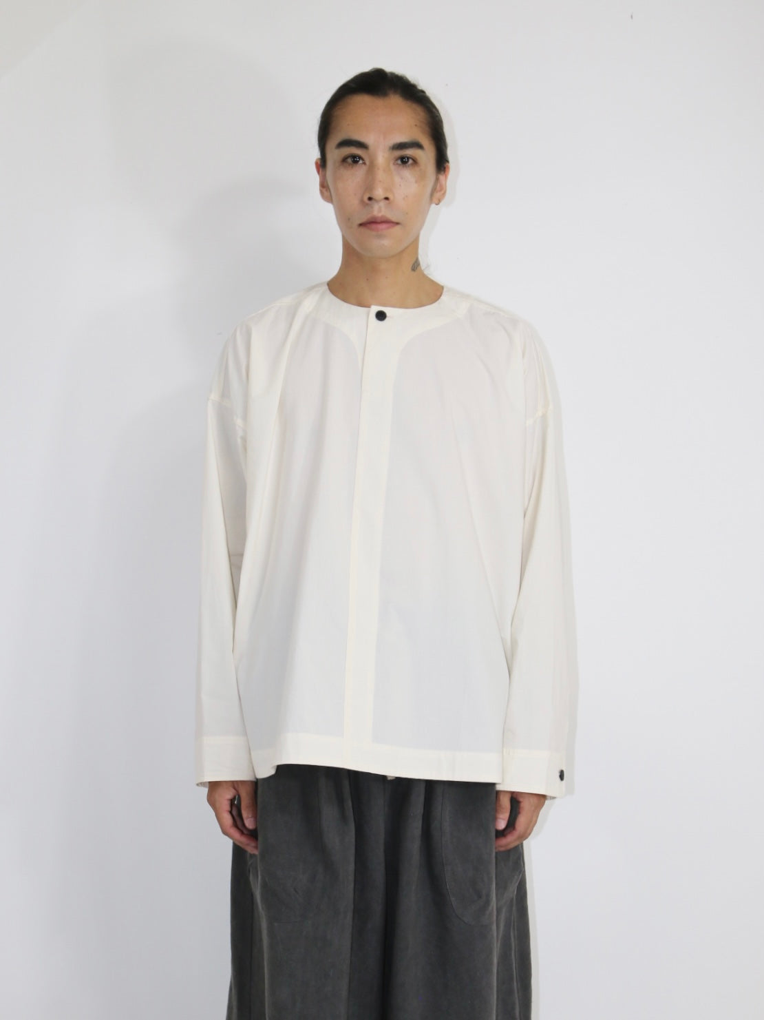 WOVEN LONG SLEEVE TEE【O20WTS1】KINARI